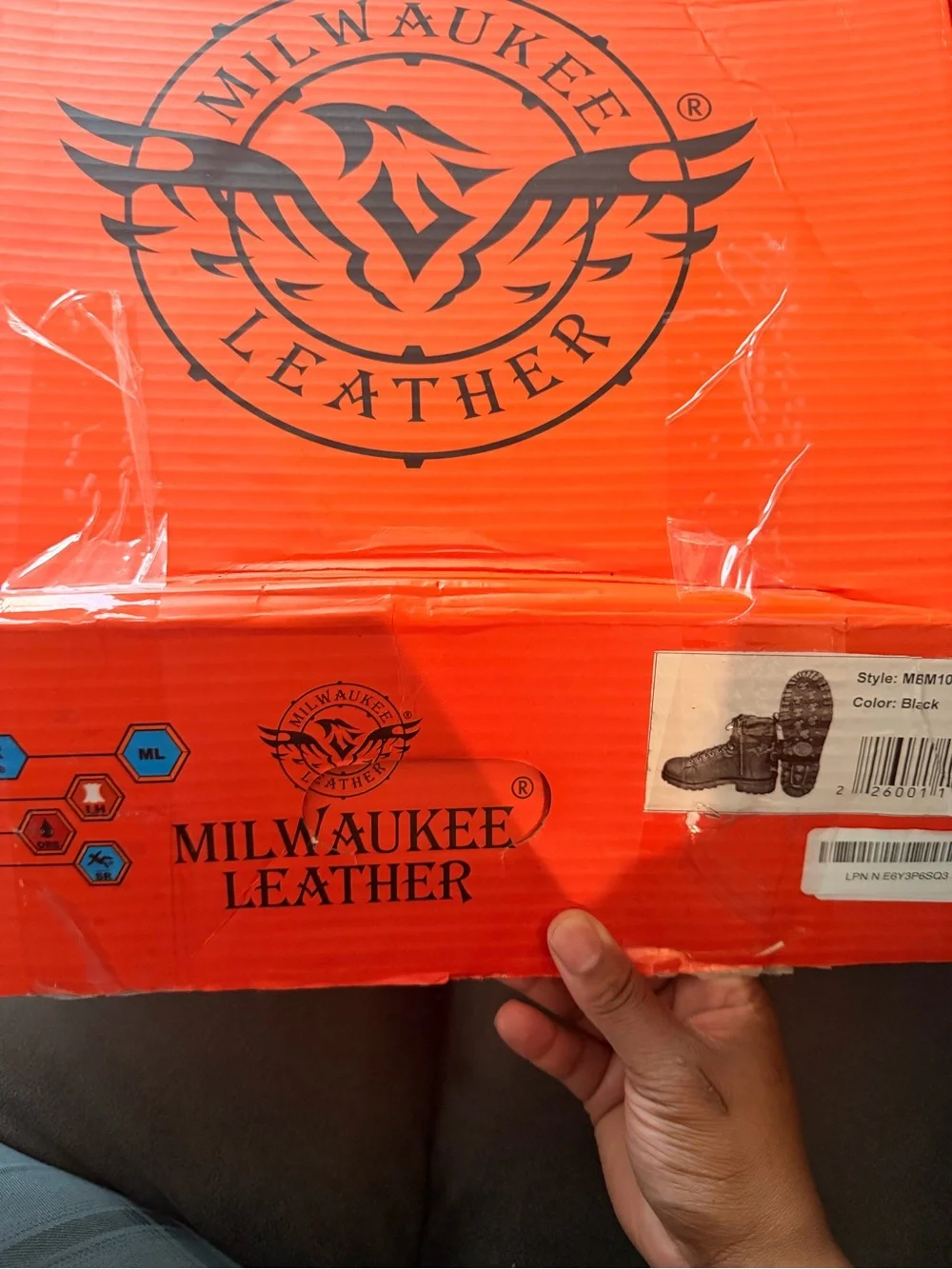 Milwaukee Leather Motorcycle Boots